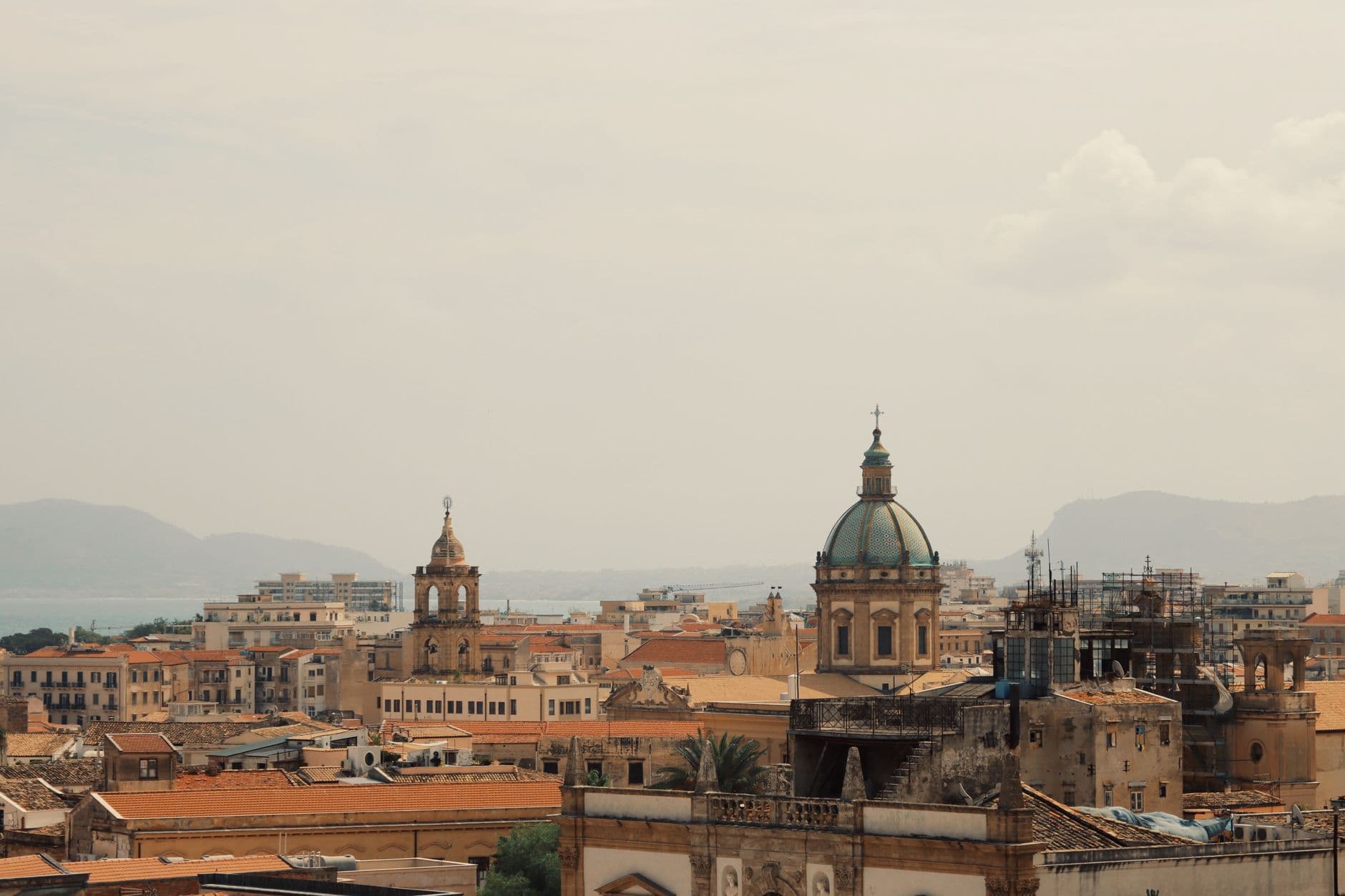 Vue sur Palerme, principale porte d'entrée de l'ouest de la Sicile
