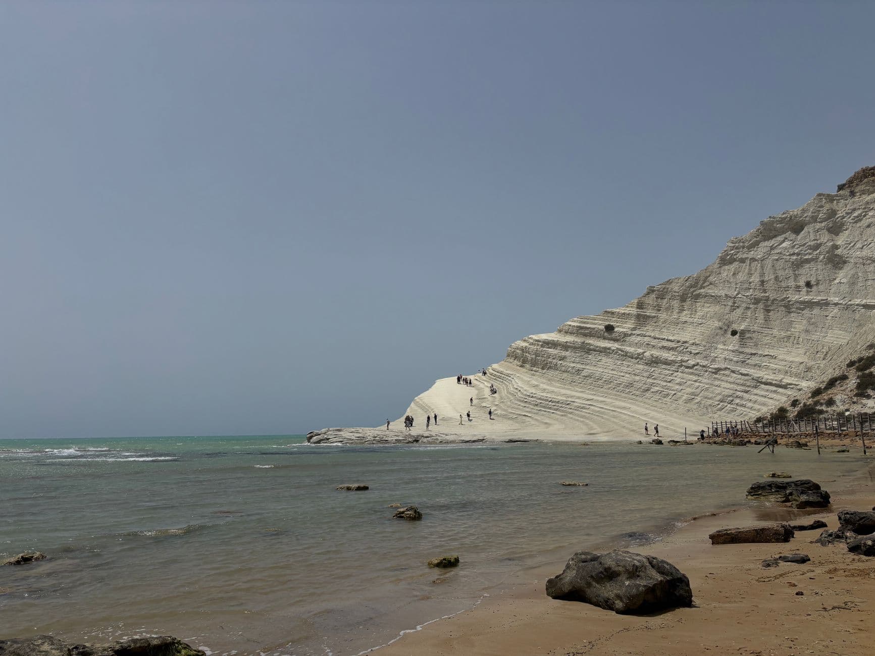 La Scala dei Turchi, falaise blanche du sud de la Sicile